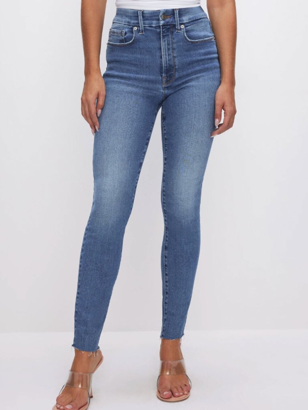 Good American Always Fits Good Waist Skinny Jeans Size 6-12